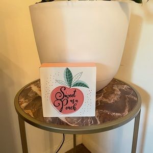 Sweet as a Peach Wooden Plaque Decor